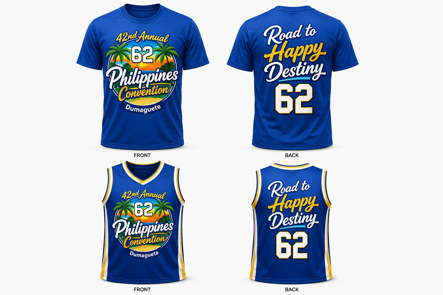 42nd Annual Philippines AA Convention in Dumaguete Rule 62 T-shirt and jersey information