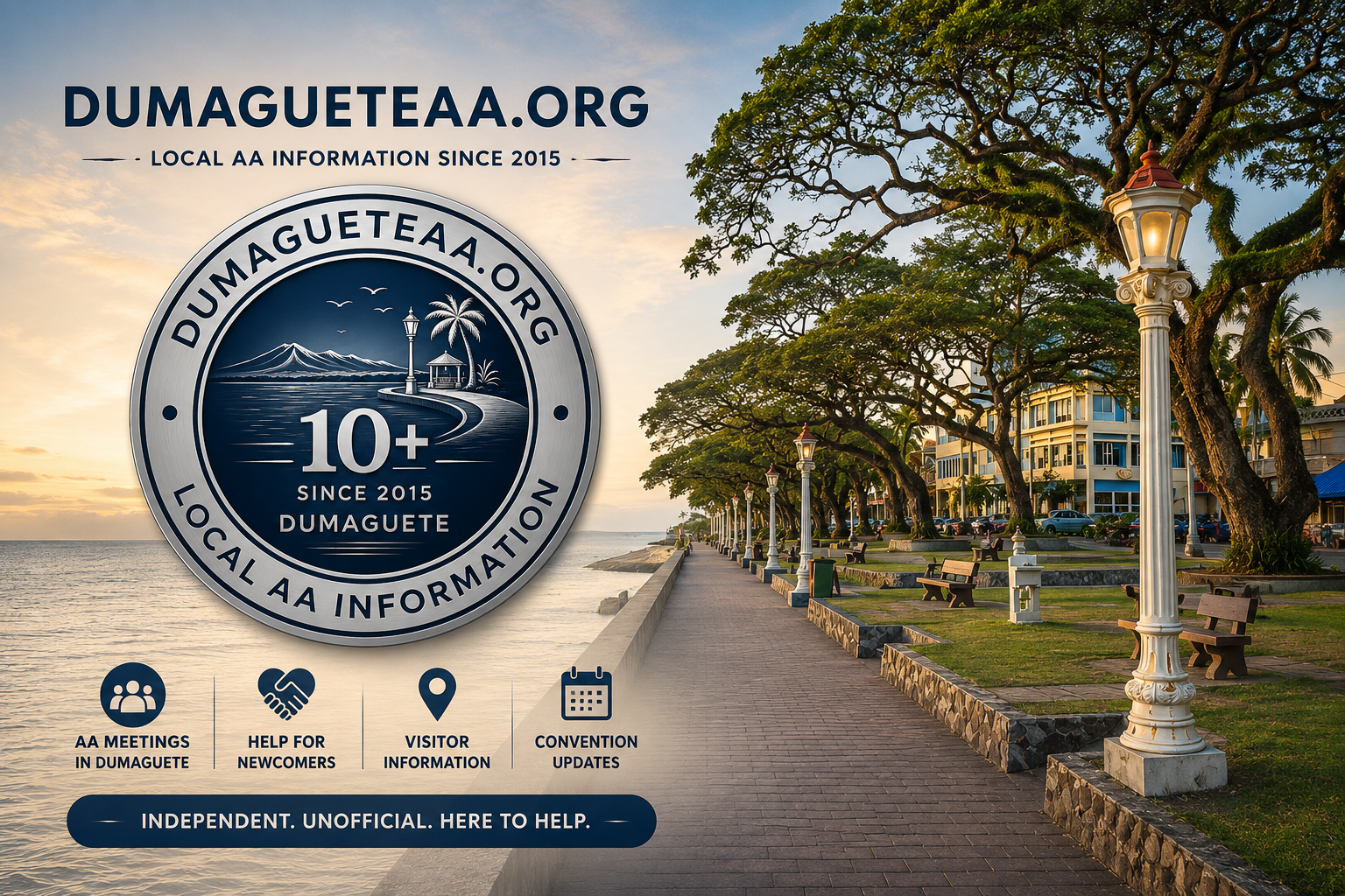 DumagueteAA.org independent local AA information resource since 2015